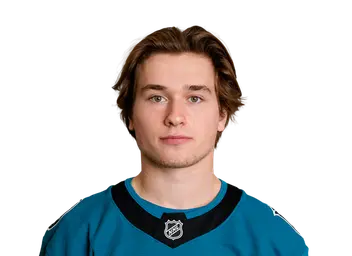 Macklin Celebrini headshot